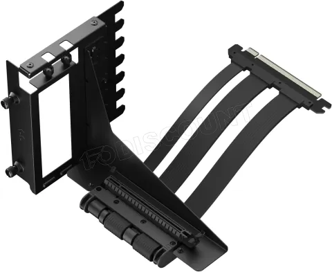 Photo de Kit Riser PCIe 4.0 16X Fractal Design Flex 2 avec support vertical et nappe 20cm (Noir)