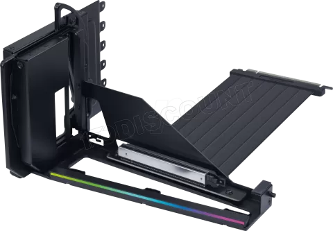 Photo de Kit Riser PCIe 5.0 16X Lian-Li V4 avec support vertical et nappe 20cm (Noir)