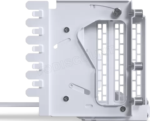 Photo de Kit Riser PCIe 5.0 16X Phanteks Premium Gen5 avec support vertical et nappe 22cm (Blanc)
