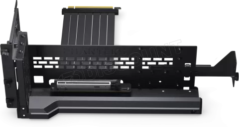 Photo de Kit Riser PCIe 5.0 16X Phanteks Premium Gen5 avec support vertical et nappe 22cm (Noir)