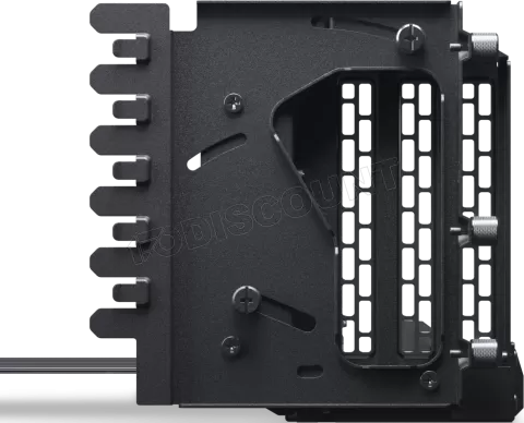 Photo de Kit Riser PCIe 5.0 16X Phanteks Premium Gen5 avec support vertical et nappe 22cm (Noir)