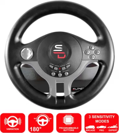 Photo de Kit Volant + Pédalier Subsonic Superdrive Driving Wheel SV200