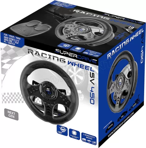 Photo de Kit Volant + Pédalier Subsonic Superdrive Racing Wheel SV450