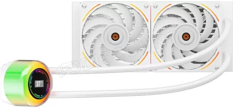 Photo de Kit Watercooling AIO 1stPlayer CC RGB - 240mm (Blanc)