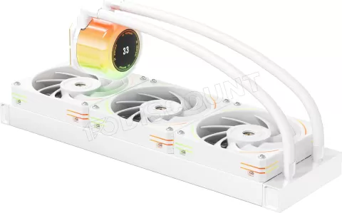 Photo de Kit Watercooling AIO 1stPlayer CC RGB - 360mm (Blanc)