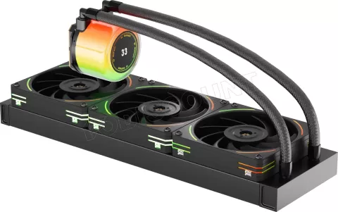Photo de Kit Watercooling AIO 1stPlayer CC RGB - 360mm (Noir)