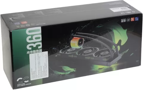 Photo de Kit Watercooling AIO 1stPlayer CC RGB - 360mm (Noir)
