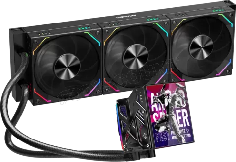 Photo de Kit Watercooling AIO 1stPlayer FT RGB - 360mm (Noir)