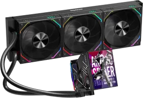 Photo de Kit Watercooling AIO 1stPlayer FT RGB - 360mm (Noir)