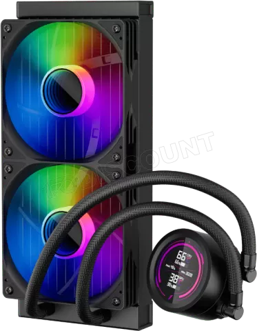 Photo de Kit Watercooling AIO 1stPlayer TS4 RGB - 240mm (Noir)