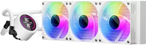 Photo de Kit Watercooling AIO 1stPlayer TS4 RGB - 360mm (Blanc)