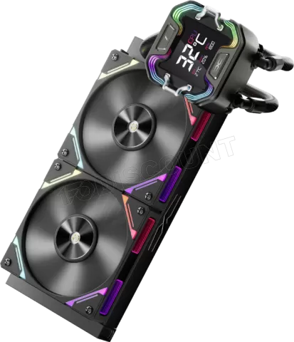 Photo de Kit Watercooling AIO 1stPlayer X-240E RGB - 240mm (Noir)