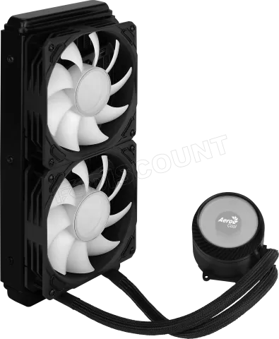 Photo de Kit Watercooling AIO Aerocool Mirage L240 RGB (Noir)