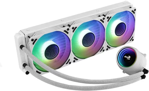 Photo de Kit Watercooling AIO Aerocool Mirage L360 RGB (Blanc)