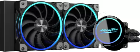 Photo de Kit Watercooling AIO Alpenföhn Gletscherwasser 240 RGB (Noir)