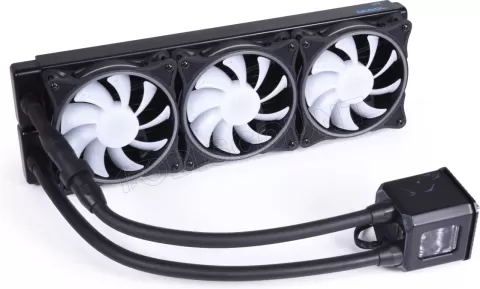 Photo de Kit Watercooling AIO Alphacool Eisbaer Aurora HPE RGB - 360mm (Noir)