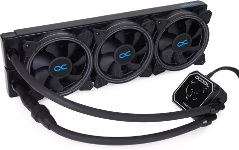 Photo de Kit Watercooling AIO Alphacool Eisbaer Aurora LT RGB - 360mm (Noir)