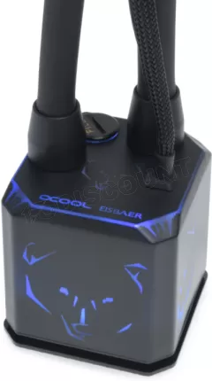 Photo de Kit Watercooling AIO Alphacool Eisbaer Aurora RGB - 240mm (Noir)