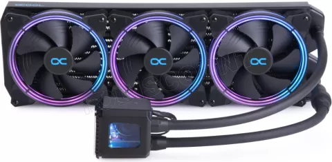 Photo de Kit Watercooling AIO Alphacool Eisbaer Aurora RGB - 420mm (Noir)