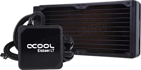 Photo de Kit Watercooling AIO Alphacool Eisbaer LT - 240mm (Noir)