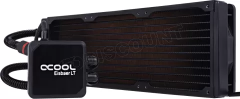 Photo de Kit Watercooling AIO Alphacool Eisbaer LT - 360mm (Noir)