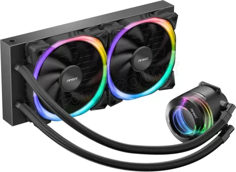 Photo de Kit Watercooling AIO Antec Vortex RGB - 240mm (Noir)