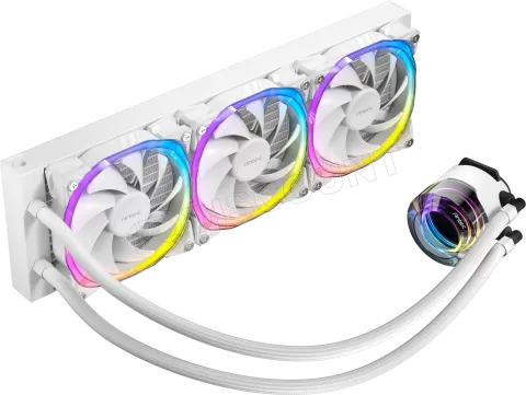 Photo de Kit Watercooling AIO Antec Vortex RGB - 360mm (Blanc)