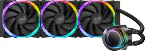 Photo de Kit Watercooling AIO Antec Vortex RGB - 360mm (Noir)