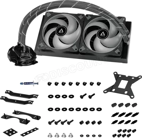 Photo de Kit Watercooling AIO Arctic Liquid Freezer II aRGB - 280mm (Noir)