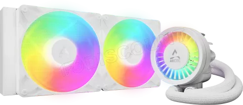 Photo de Kit Watercooling AIO Arctic Liquid Freezer III Pro RGB - 280mm (Blanc)