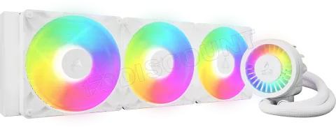 Photo de Kit Watercooling AIO Arctic Liquid Freezer III Pro RGB - 420mm (Blanc)