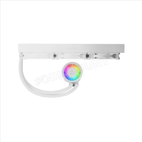 Photo de Kit Watercooling AIO Arctic Liquid Freezer III Pro RGB - 420mm (Blanc)