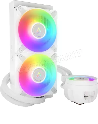 Photo de Kit Watercooling AIO Arctic Liquid Freezer III RGB - 240mm (Blanc)