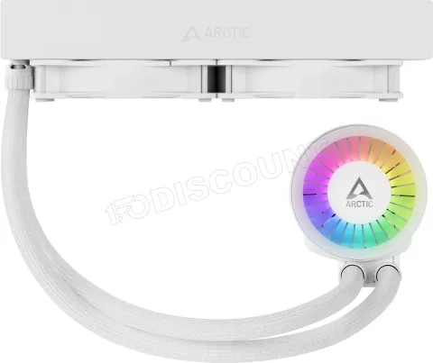 Photo de Kit Watercooling AIO Arctic Liquid Freezer III RGB - 240mm (Blanc)