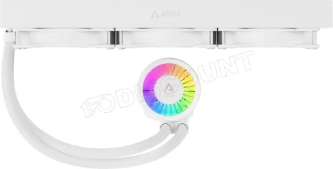 Photo de Kit Watercooling AIO Arctic Liquid Freezer III RGB - 420mm (Blanc)