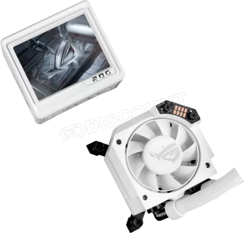 Photo de Kit Watercooling AIO Asus Rog RYUJIN III extreme ARGB - 360mm (Blanc)