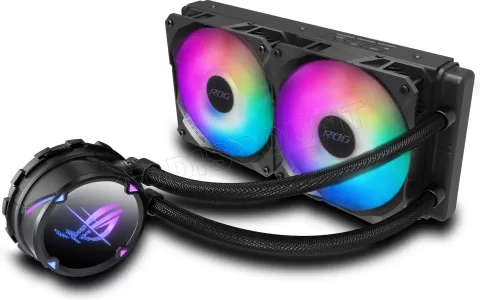 Photo de Kit Watercooling AIO Asus Rog Strix LC II RGB - 240mm (Noir)