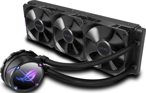 Photo de Kit Watercooling AIO Asus Rog Strix LC II RGB - 360mm (Noir)