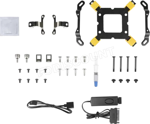 Photo de Kit Watercooling AIO Azza Galeforce RGB - 120mm (Noir)