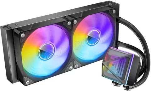 Photo de Kit Watercooling AIO Azza Pyramid RGB - 240mm (Noir)