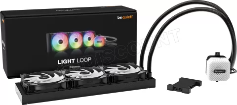 Photo de Kit Watercooling AIO be quiet! Light Loop RGB - 360mm (Noir)