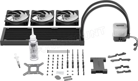 Photo de Kit Watercooling AIO be quiet! Light Loop RGB - 360mm (Noir)