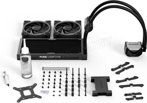 Photo de Kit Watercooling AIO be quiet! Pure Loop 2 FX RGB - 240mm (Noir)