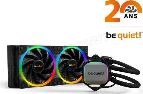 Photo de Kit Watercooling AIO be quiet! Pure Loop 2 FX RGB - 240mm (Noir)