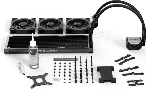 Photo de Kit Watercooling AIO be quiet! Pure Loop 2 FX RGB - 360mm (Noir)