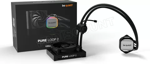 Photo de Kit Watercooling AIO be quiet! Pure Loop 2 RGB - 120mm (Noir)