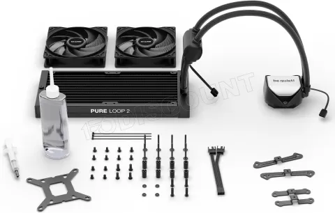 Photo de Kit Watercooling AIO be quiet! Pure Loop 2 RGB - 240mm (Noir)