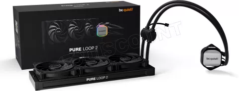 Photo de Kit Watercooling AIO be quiet! Pure Loop 2 RGB - 360mm (Noir)