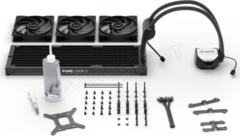 Photo de Kit Watercooling AIO be quiet! Pure Loop 2 RGB - 360mm (Noir)