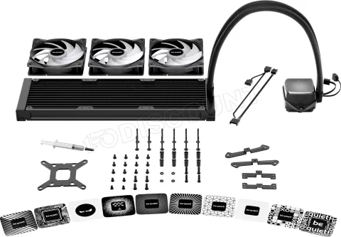 Photo de Kit Watercooling AIO be quiet! Pure Loop 3 LX RGB - 360mm (Noir)
